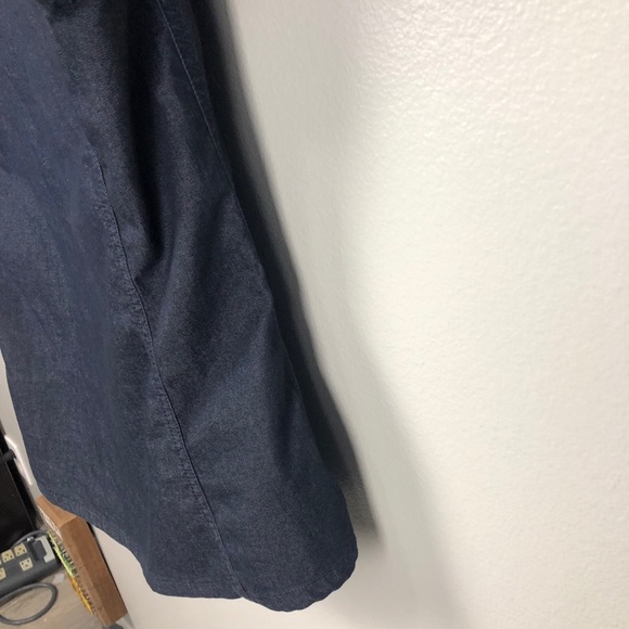 The Gap Western style Chambray top - size M - Picture 7 of 9